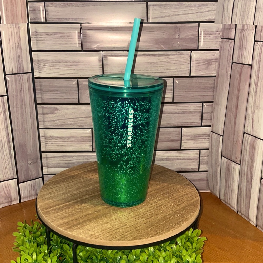 16 oz bubble green reusable Starbucks cup.  New with tags